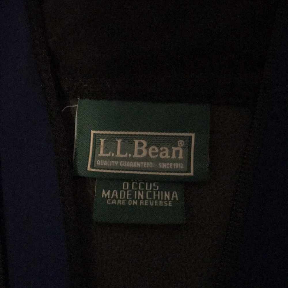 LL Bean Blue/Black Soft-Shell Hunting Jacket Med - Picture 5 of 9